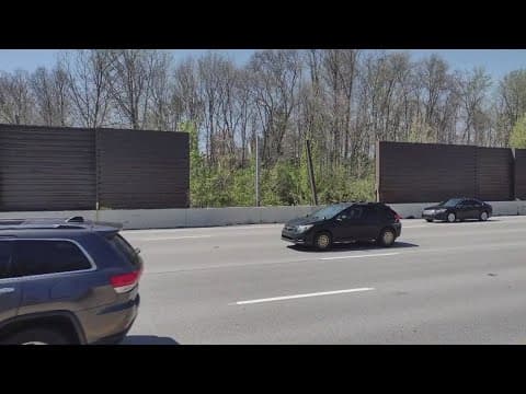 Residents in neighborhood near I-71 want sound barrier fixed nearly 2 years after it was damaged