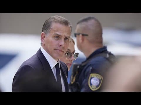 A jury has been seated in Hunter Biden's federal firearms case