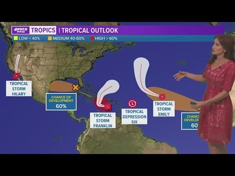 Sunday evening tropical update: Several areas in Atlantic and one soon in Gulf of Mexico