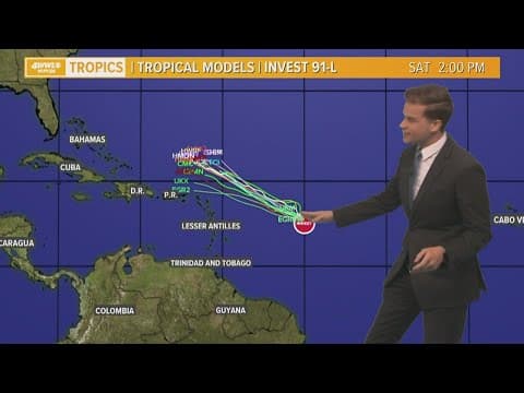 Couple of areas to watch, no named storms