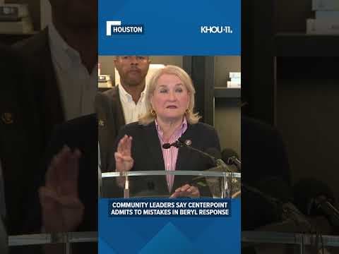 Houston leader 'sick of CenterPoint's excuses' after Hurricane Beryl #shorts #beryl #houston