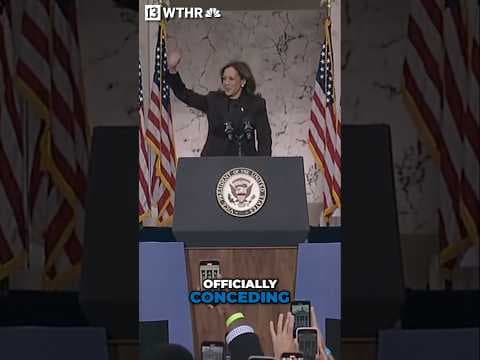 Kamala Harris addresses nation after losing 2024 presidential election
