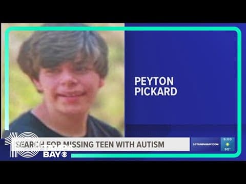 Search continues for missing Florida teen with autism