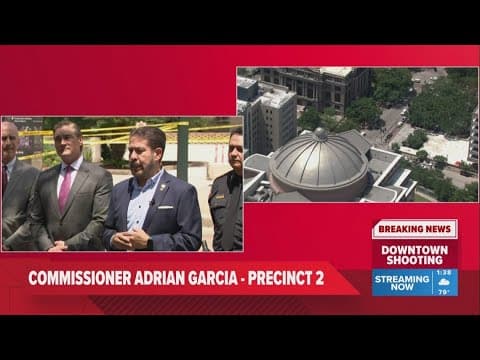 Commissioner Adrian Garcia: Deputy shot in confrontation with armed person in downtown Houston
