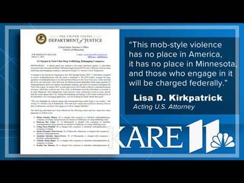 11 charged in connection to drug trafficking, kidnapping conspiracy