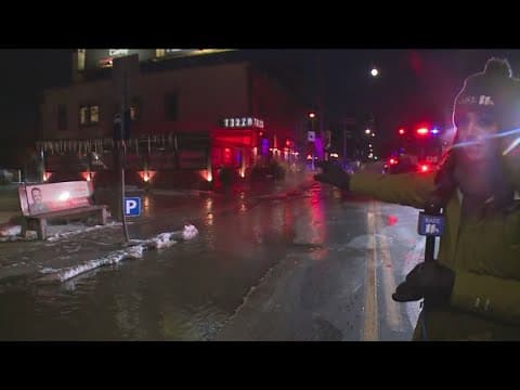 Minneapolis residents evacuated after water main break
