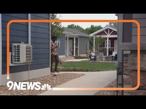 Tiny home village for unhoused veterans nears completion in Longmont