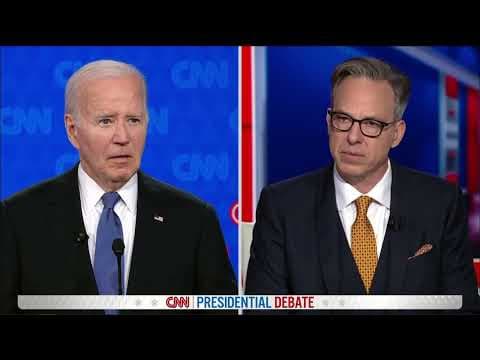 President Biden addresses inflation and the U.S. economy | CNN Presidential Debate 2024