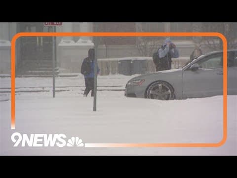 School closures, delays as snowstorm impacts Colorado's Front Range