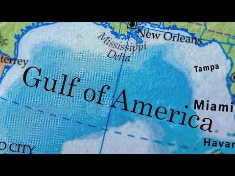 Florida bill would require schools to recognize Gulf of Mexico as Gulf of America