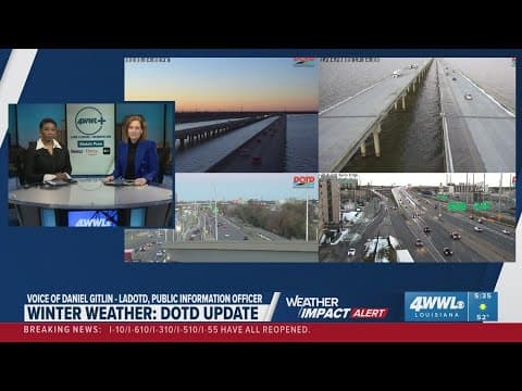 Winter Weather: DOTD Update