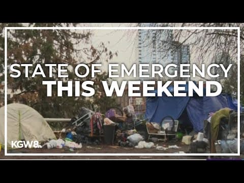 Oregon county officials warm of dangerously low temperatures as homeless encampments are dismantled