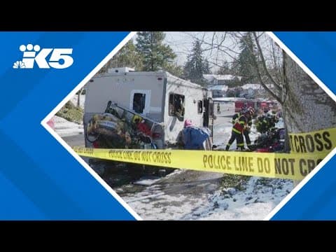 Crews respond to several blazes in Puget Sound area, including deadly RV fire