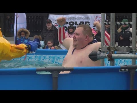 Hundreds gather in Greenwood for Special Olympics Polar Plunge
