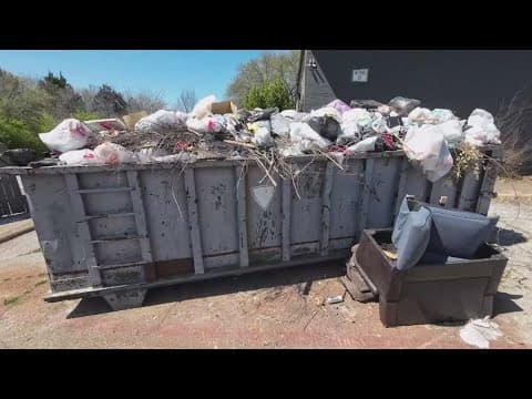 North Texas residents battle uncollected trash 'monster' at apartment complex
