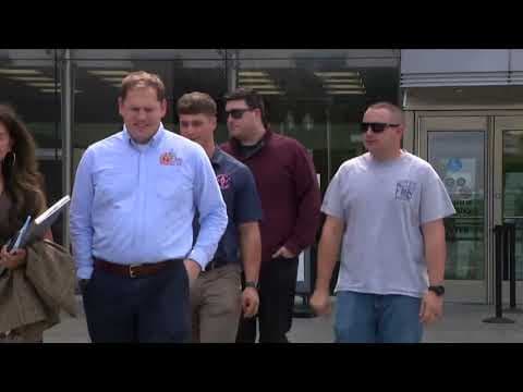 DC firefighters represent comrade shot by robbery suspect in court