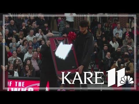 Minnehaha Academy honors Chet Holmgren