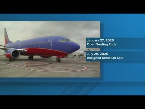 Southwest's open seating policy ends in January 2026