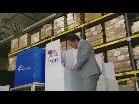 San Diego mayoral candidates vote in 2024 primary election