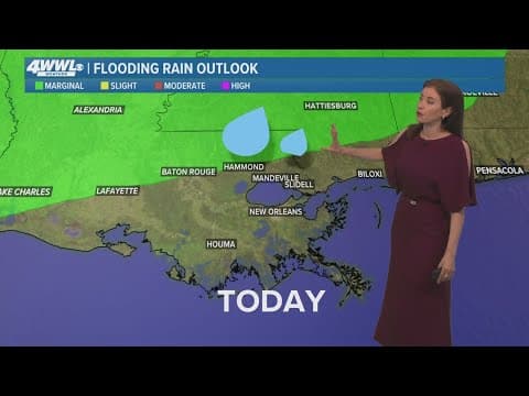 New Orleans Noon Weather: Few showers and storms Wednesday, heating up this weekend