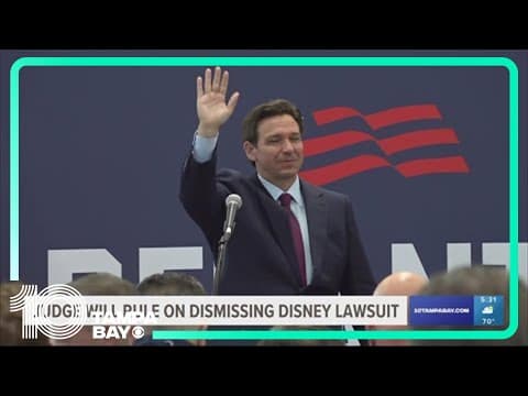 Judge will rule on dismissing Disney lawsuit