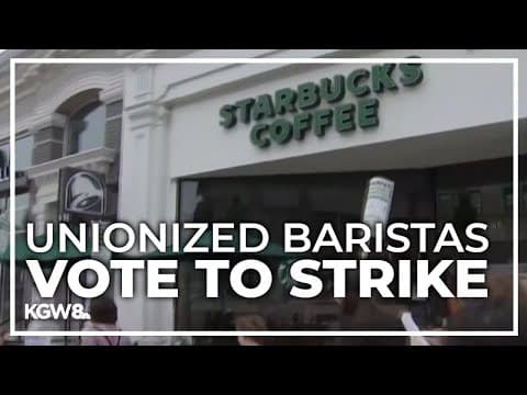 Starbucks union workers vote to strike