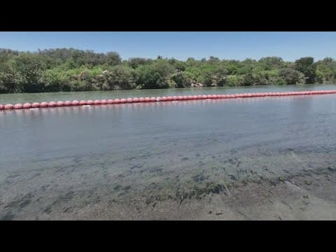 Judge will consider if Texas can keep its floating barrier to block migrants crossing from Mexico