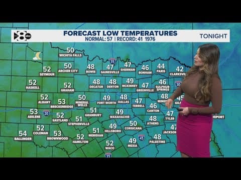 DFW Weather: Cold front brings cooler temperatures