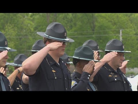 Indiana State Police hosts annual memorial service remembering fallen state police troopers