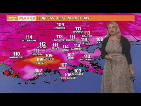 Weather: Swelter lasts through the weekend, possible Gulf disturbance next week