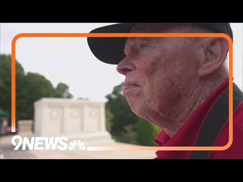 Vietnam veterans visit Arlington National Cemetary as part of Rocky Mountain Honor Flight