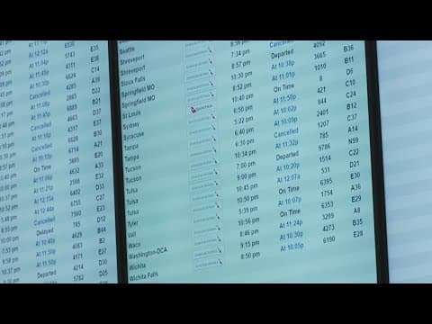 Departure delay issued at DFW Airport, Dallas Love Field due to Memorial Day thunderstorms