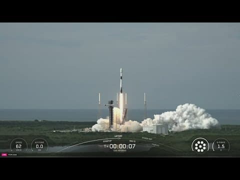 SpaceX launches two new satellites into space from Texas base