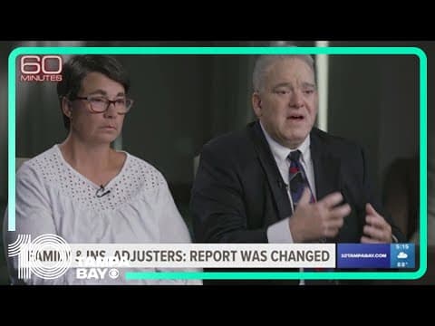 Tampa-based insurer responds to '60 Minutes' allegations of altered damage reports