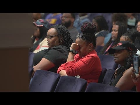 Paul Quinn College holds vigil for fallen DPD Officer Darron Burks