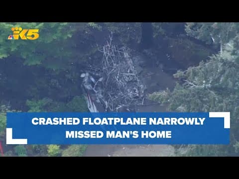 Two people in critical condition after float plane crashes in Lakewood