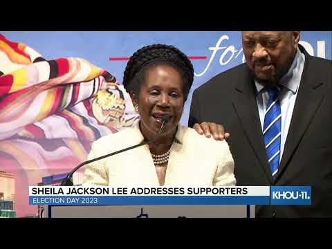 Sheila Jackson Lee addressed supports in run for Houston mayor