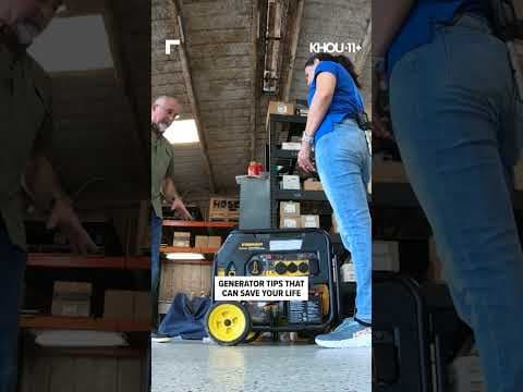 Do you have a generator? Do you know how to use it safely? More tips on KHOU.com