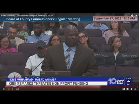 Local nonprofit's funding survives after member's comments on Charlie Kirk — but future is unclear