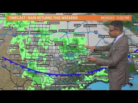 DFW weather: Tracking Monday rain chances in North Texas