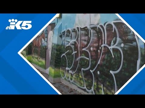 New mural in Seattle park 'violently defaced'