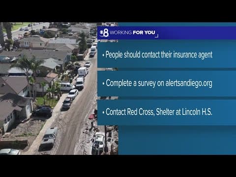 What San Diegans can do if their home suffered flood damage
