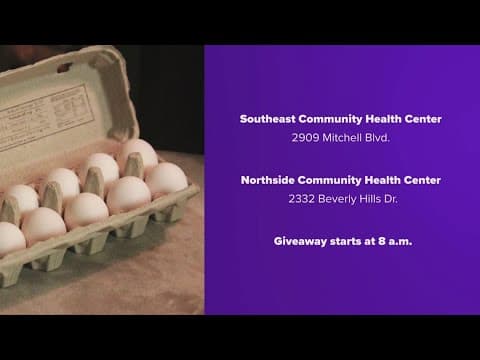 Here's where North Texans can get free eggs this weekend