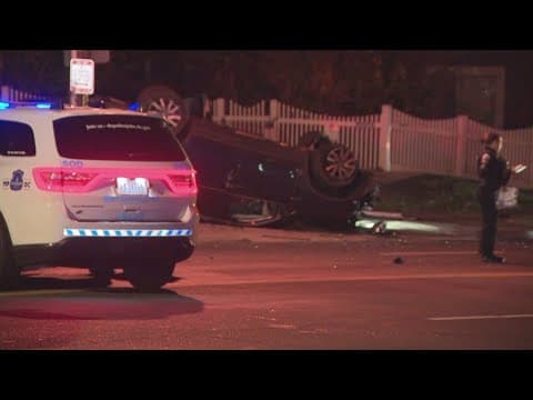 Crash involving 2 carjacked cars leaves 1 dead