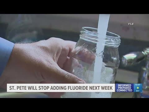 St. Petersburg announces when it will stop adding fluoride to public water
