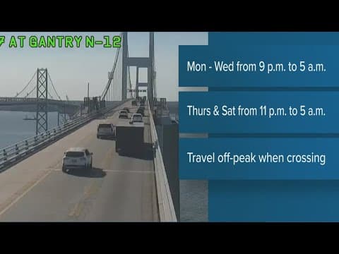 Bay Bridge lane closures for maintenance