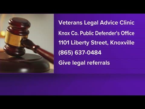 East Tennessee veterans offered free legal advice on Oct. 8