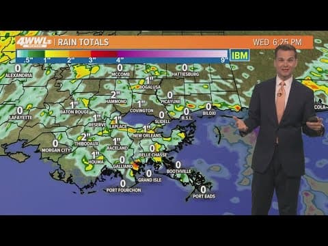 New Orleans Weather: Scattered t-storms and hot temperatures persist into the weekend