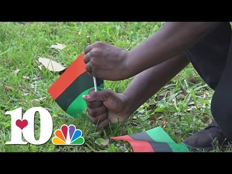 Austin-East High School students decorate Beck Center ahead of Juneteenth