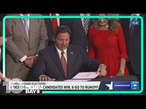 DeSantis-backed school board candidate goes to runoff for Pinellas County seat